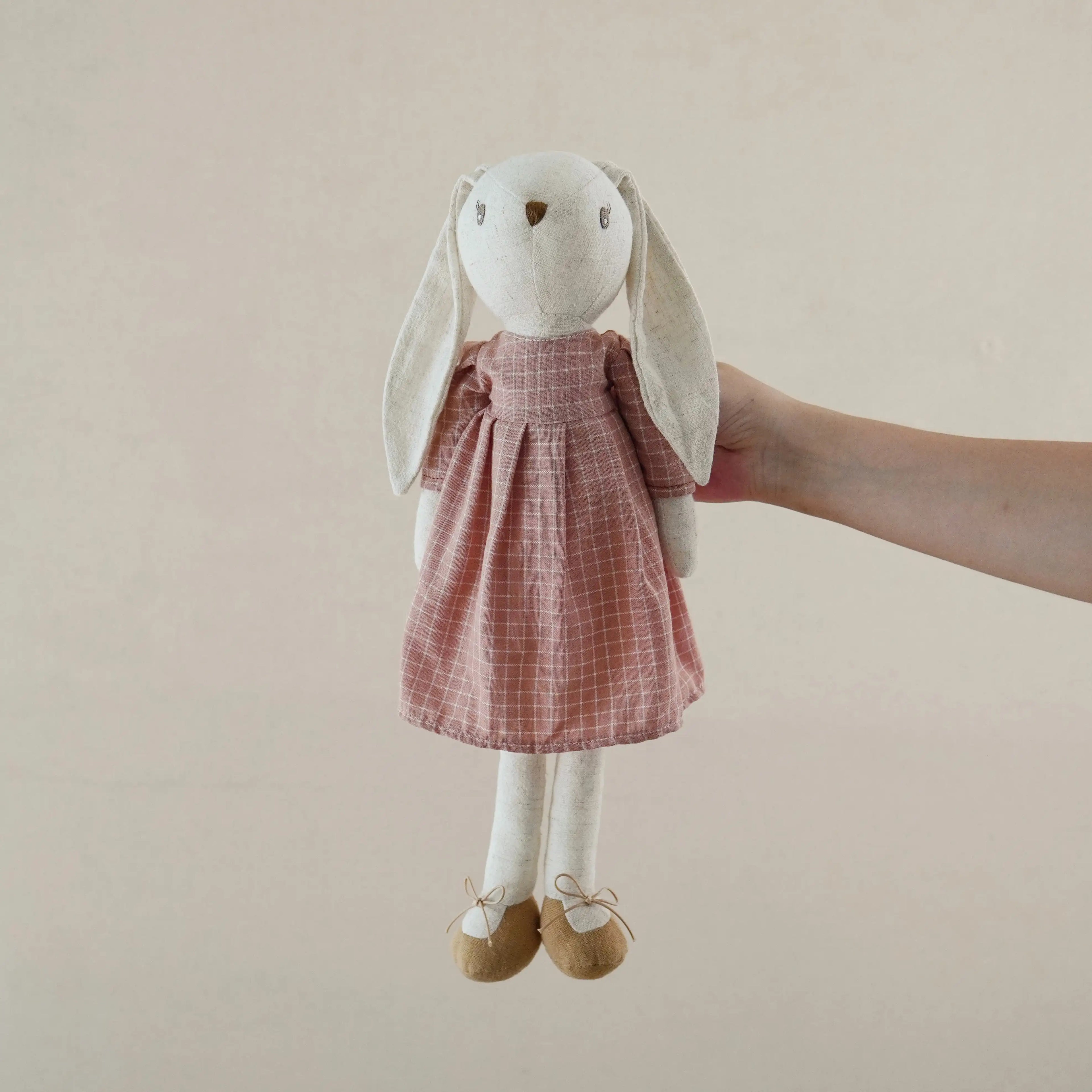 mumamuying danish bunny doll fabric artificial animal soothing doll children baby toys gifts
