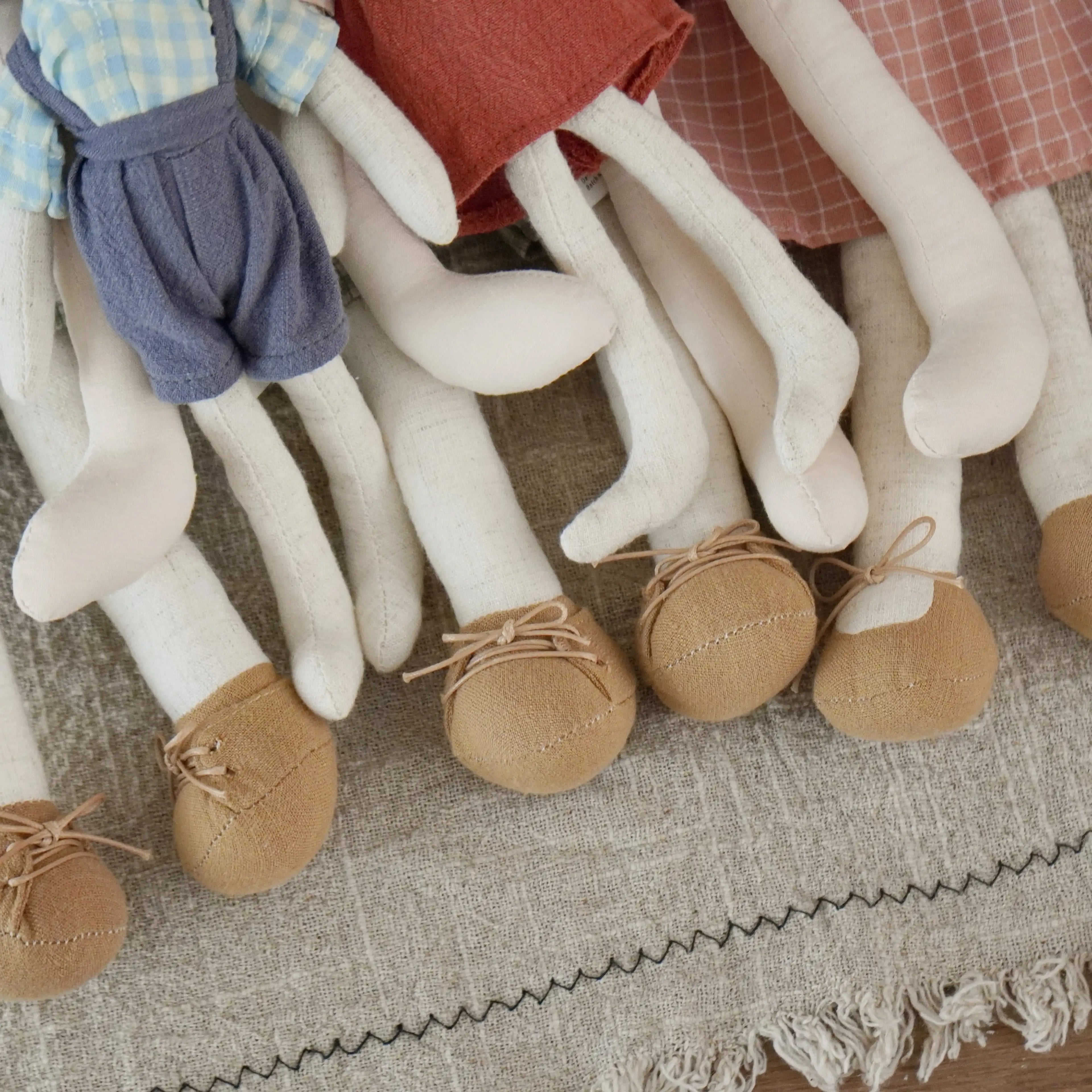 mumamuying danish bunny doll fabric artificial animal soothing doll children baby toys gifts