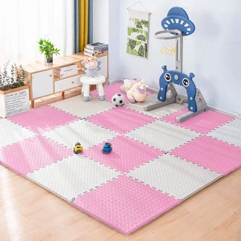 8/16 Pieces Baby Play Mats BPA Free Interlocking Soft Foam Mats Suitable for Children's Play Area Child Protection Mats