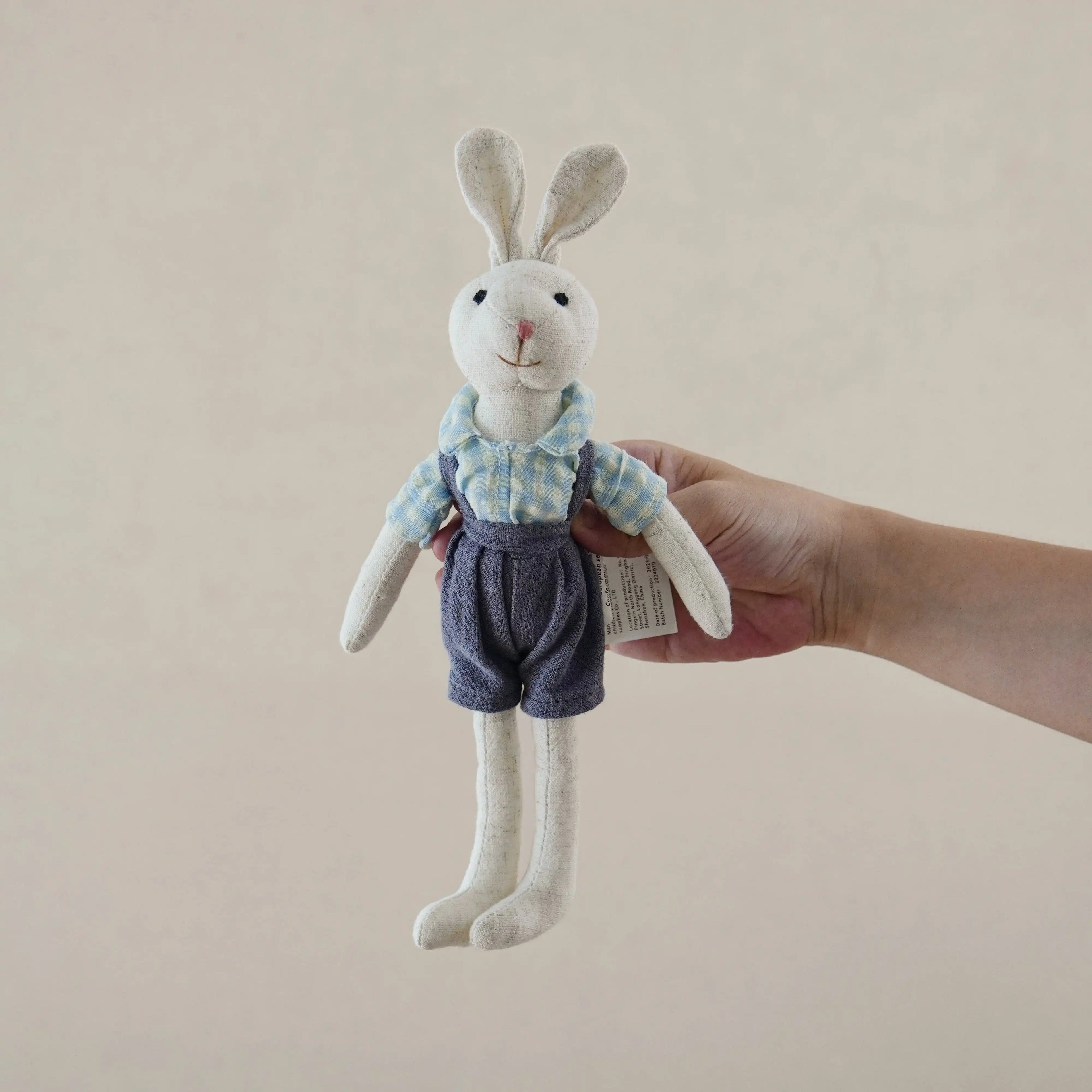 mumamuying danish bunny doll fabric artificial animal soothing doll children baby toys gifts