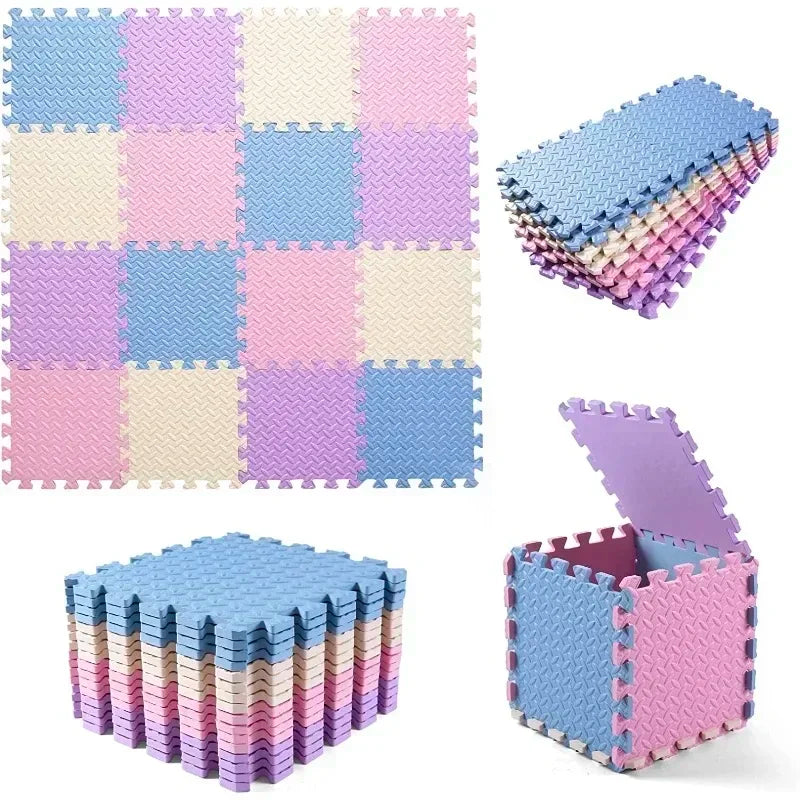 8/16 Pieces Baby Play Mats BPA Free Interlocking Soft Foam Mats Suitable for Children's Play Area Child Protection Mats