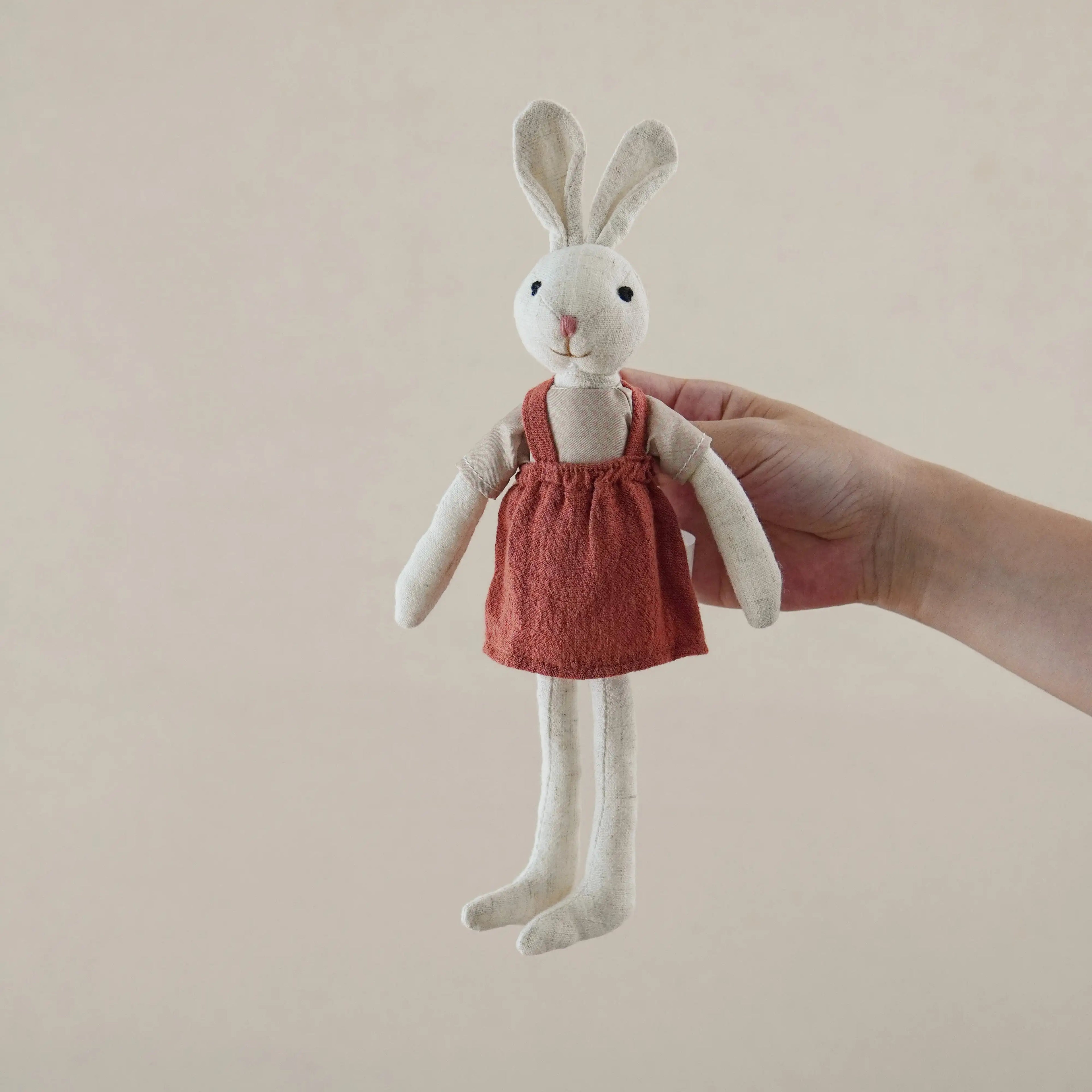 mumamuying danish bunny doll fabric artificial animal soothing doll children baby toys gifts