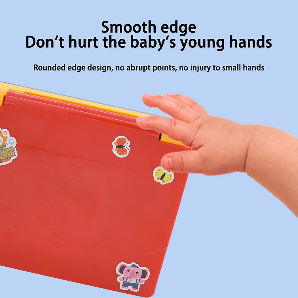 Baby puzzle early education toys, simulation notebook, animated mouse, lighting and music, baby enlightenment toys