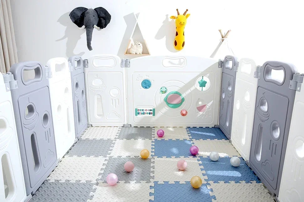8/16 Pieces Baby Play Mats BPA Free Interlocking Soft Foam Mats Suitable for Children's Play Area Child Protection Mats