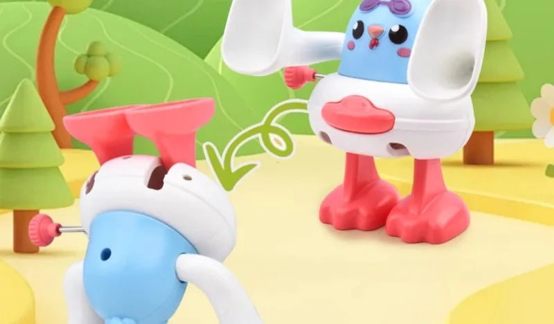 Crawling Baby Toys 6 12 Months Rolling Clockwork Duck Wind Up Infant Tummy Time Baby Toys Early Educational Toys for Babies Gift