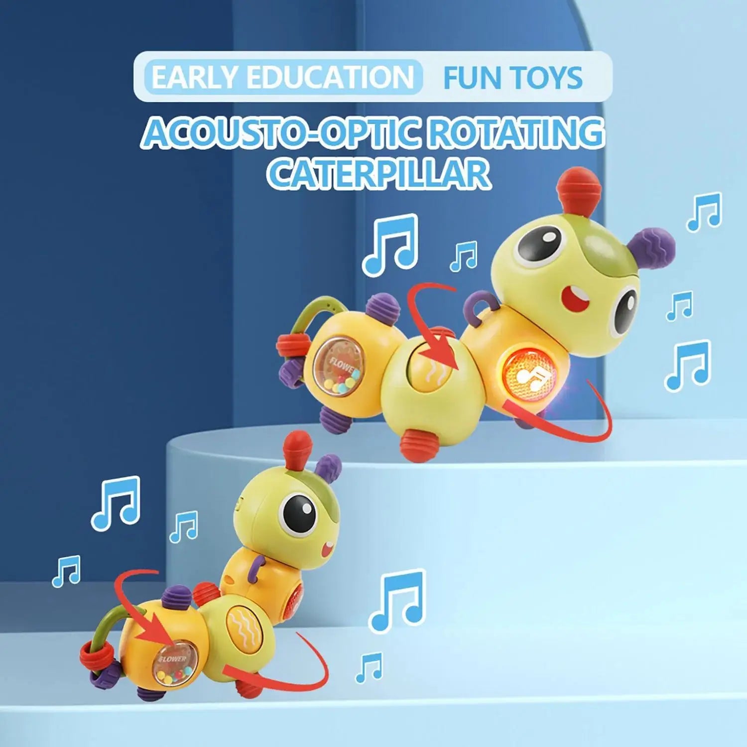 Baby Musical Sensory Toys for Babies 6-12 Months,Infant and Toddler Sound and Light Interactive Toy Motor Skill Toys for Kids