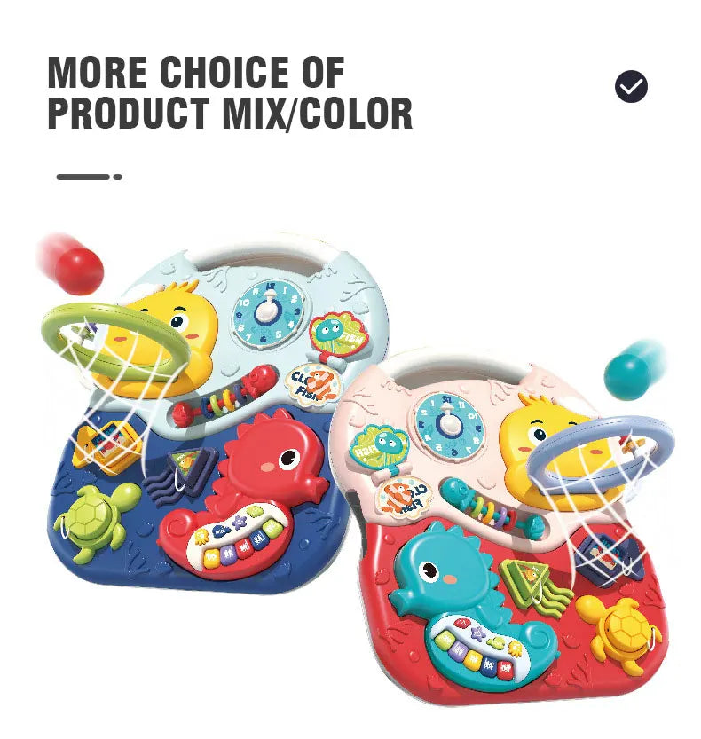 Baby Activity Table Musical Toys Sound Maker Games for Babies Sensory Toys Multi-Functional Movement Developing Educational Toys