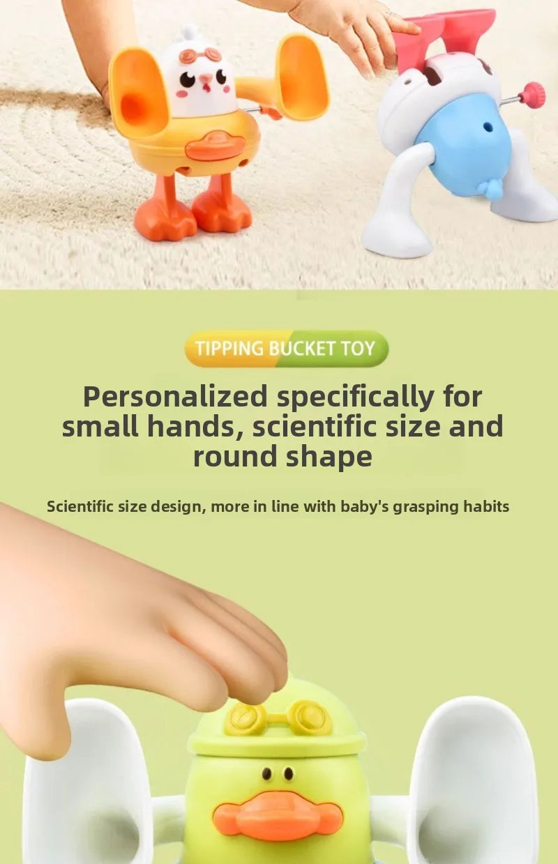 Crawling Baby Toys 6 12 Months Rolling Clockwork Duck Wind Up Infant Tummy Time Baby Toys Early Educational Toys for Babies Gift