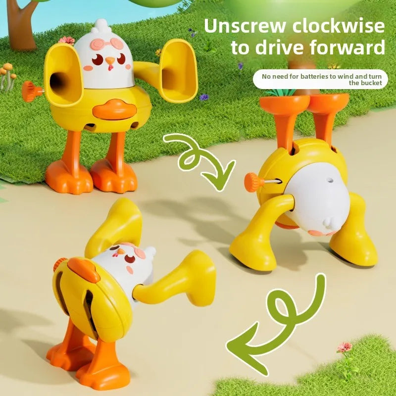 Crawling Baby Toys 6 12 Months Rolling Clockwork Duck Wind Up Infant Tummy Time Baby Toys Early Educational Toys for Babies Gift
