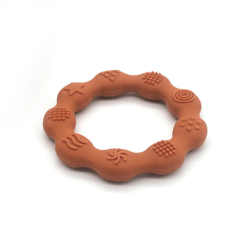 Baby Toys Silicone Anxiety Teethers Animal Bracelet Baby Toys 0 12 Months Cartoon Rattles Mobiles for Babies Silicone Teethers