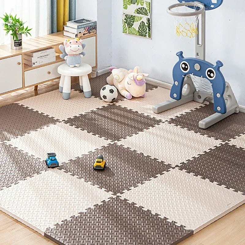 8/16 Pieces Baby Play Mats BPA Free Interlocking Soft Foam Mats Suitable for Children's Play Area Child Protection Mats