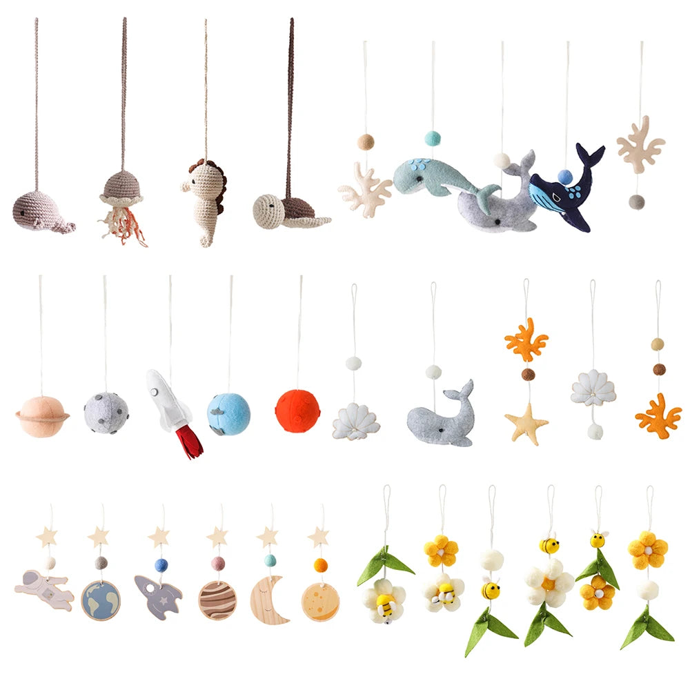 Baby Toys Stroller Rattles and Mobiles Cartoon Pendant for Baby Gym Bracket Baby Toys 0 12 Months Rattles & Mobiles Pendants