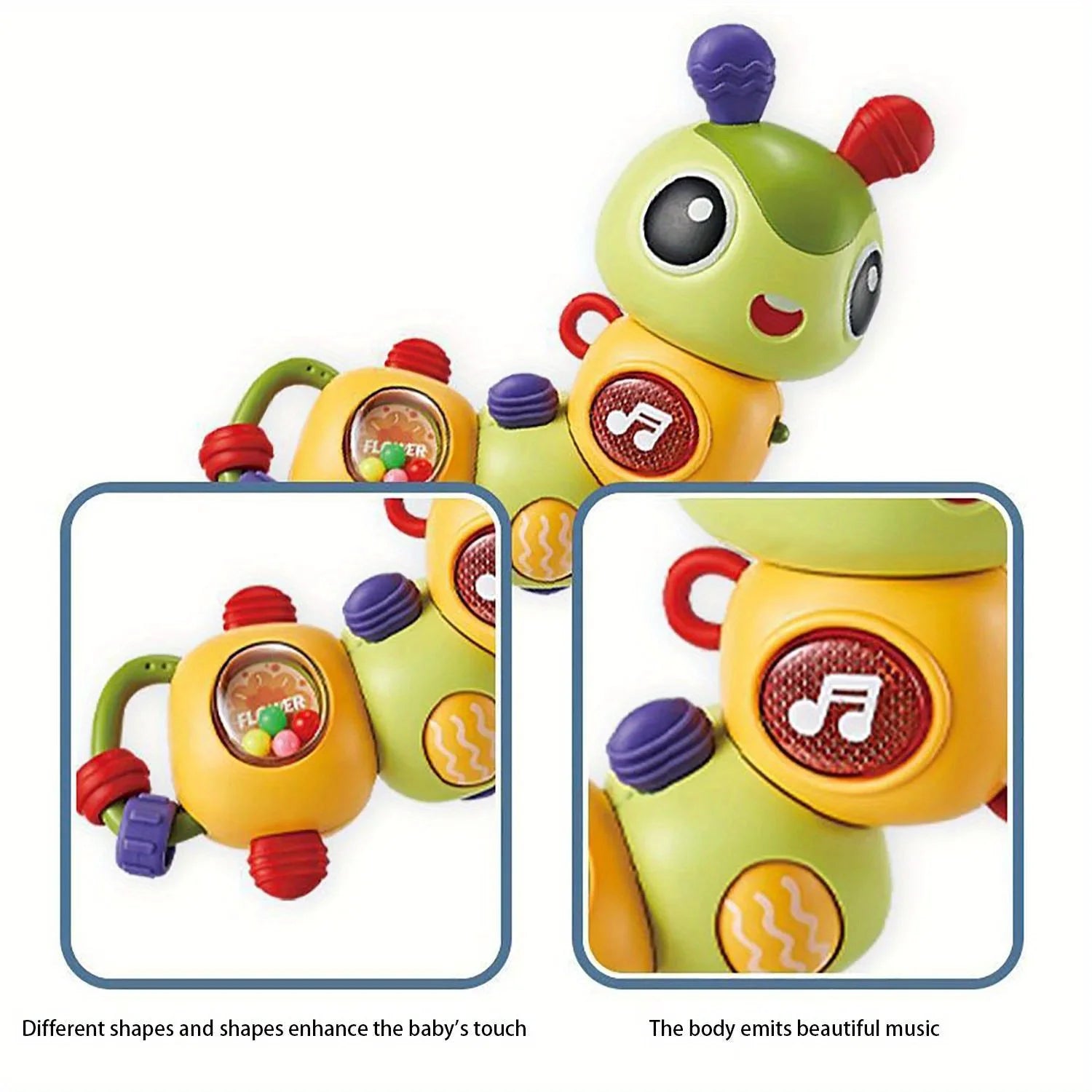 Baby Musical Sensory Toys for Babies 6-12 Months,Infant and Toddler Sound and Light Interactive Toy Motor Skill Toys for Kids
