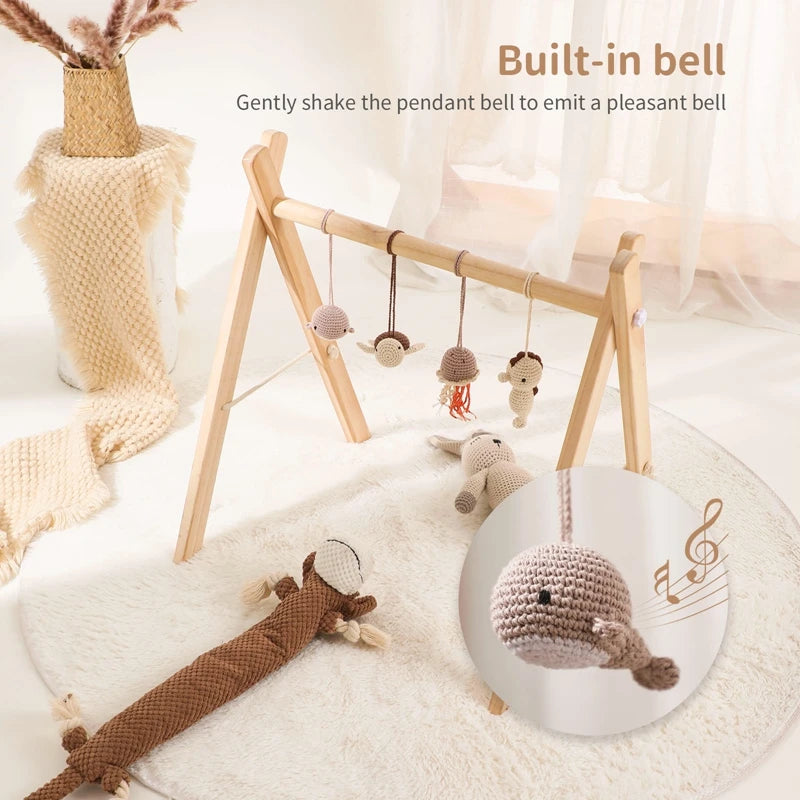 Baby Toys Stroller Rattles and Mobiles Cartoon Pendant for Baby Gym Bracket Baby Toys 0 12 Months Rattles & Mobiles Pendants