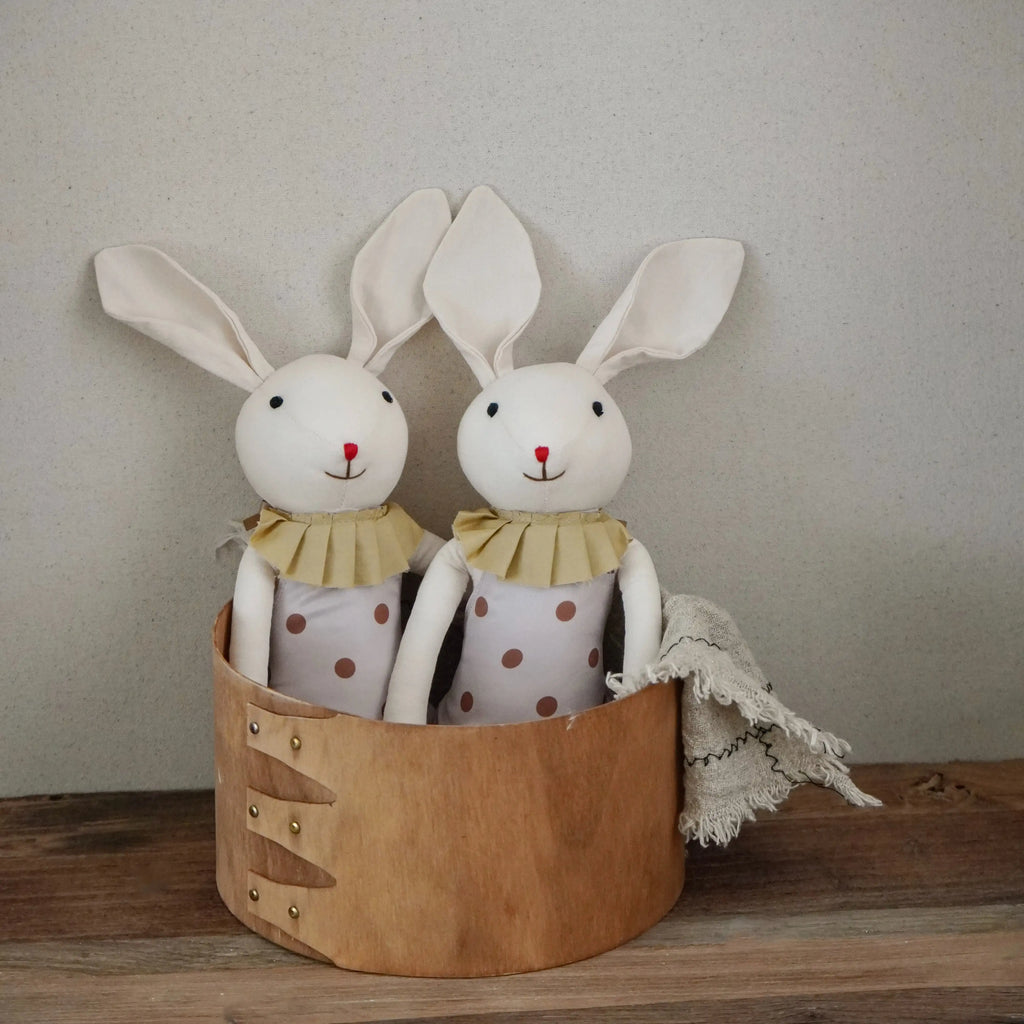 mumamuying danish bunny doll fabric artificial animal soothing doll children baby toys gifts